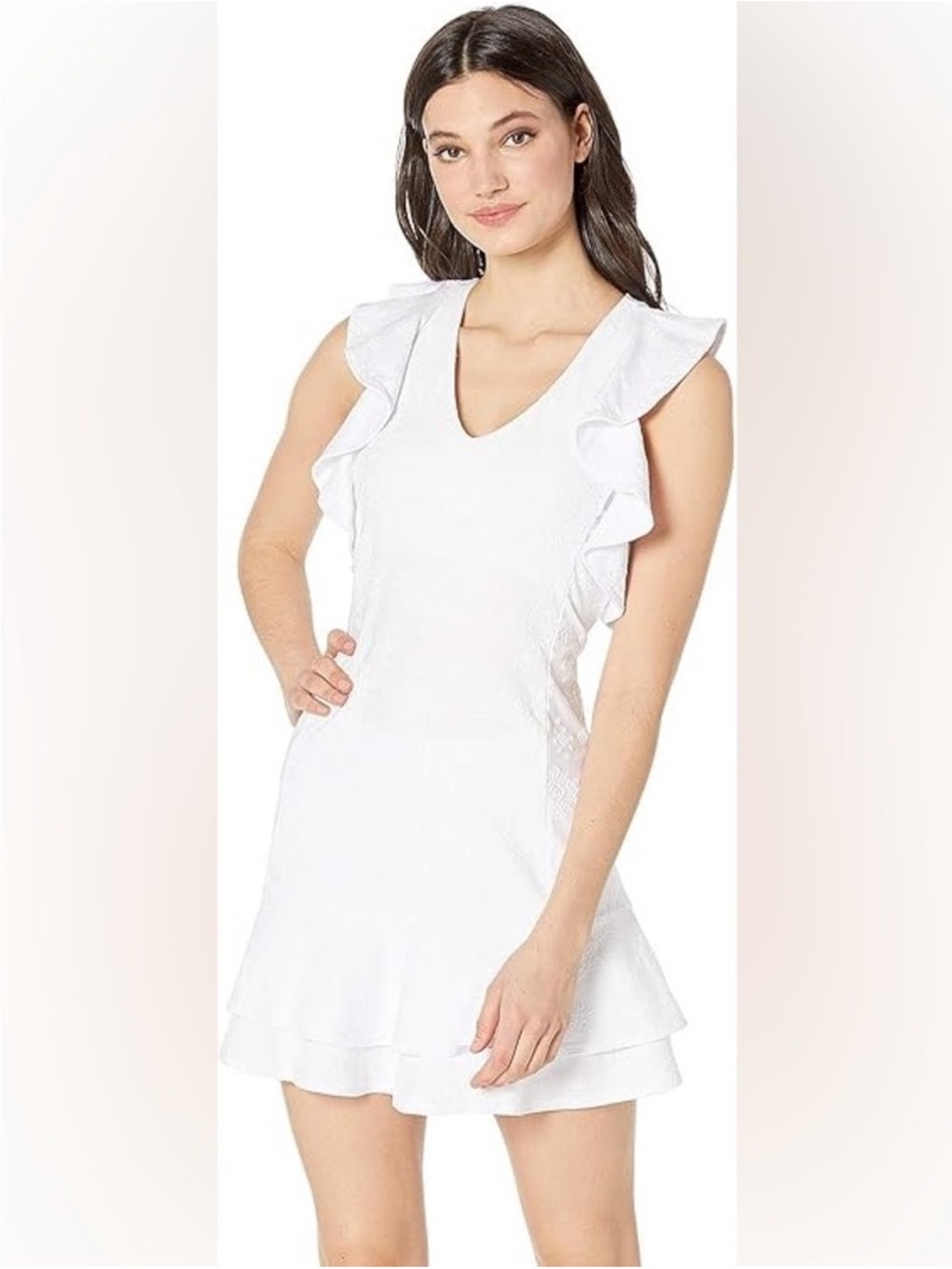 Lilly Pulitzer Luxletic Rally Tennis Dress in Resort White Womens XS Activewear - Picture 12 of 12